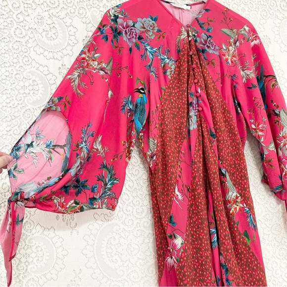 Johnny Was Malakye Paneled Maxi Cover Up Dress - Picture 3 of 16